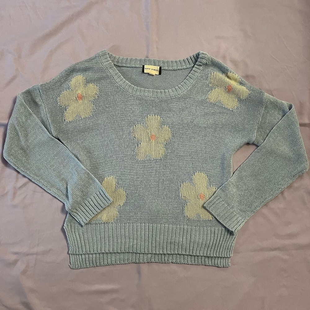 Floral Pullover Sweater